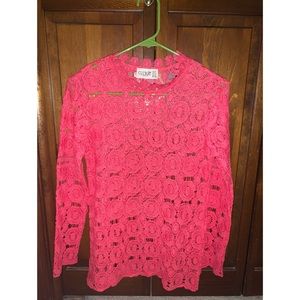 Pink Crochet Top